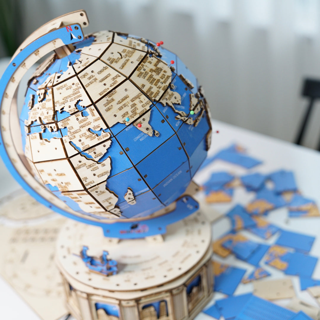 大人が本気になるパズル地球儀を大解剖!