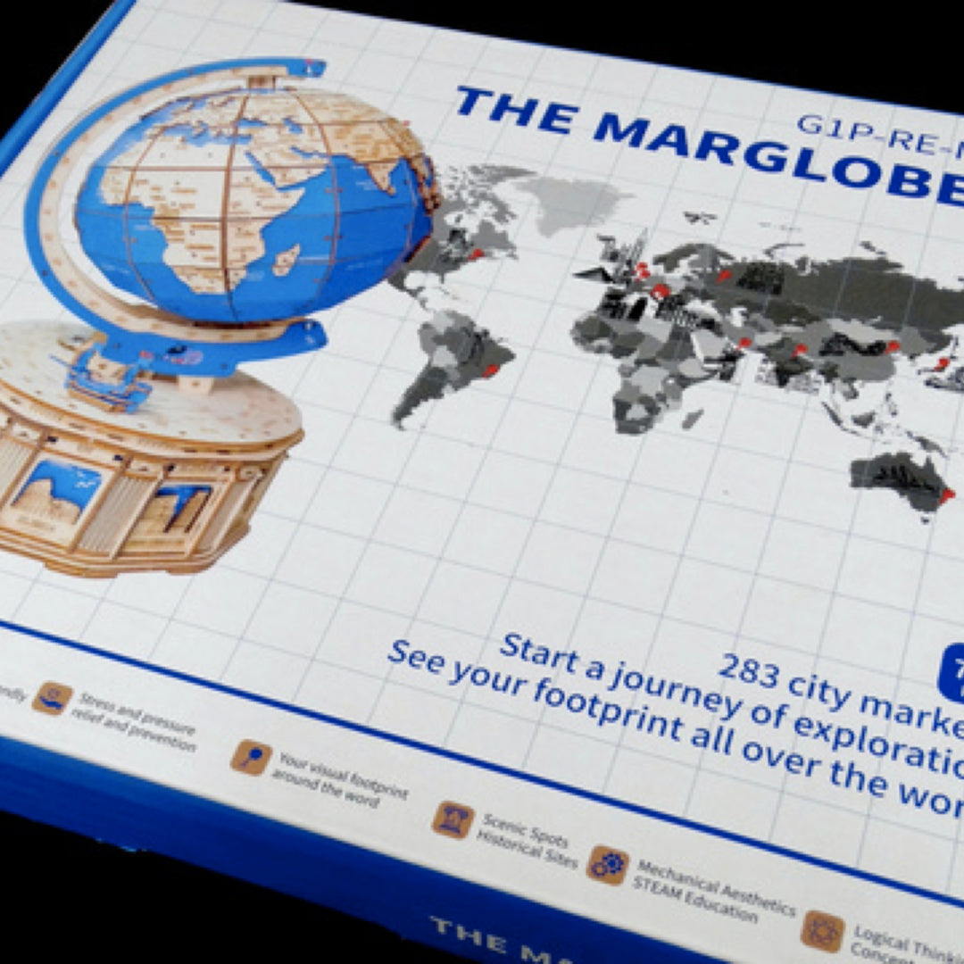 大人が本気になる!動くパズル地球儀「THE MARGLOBE」