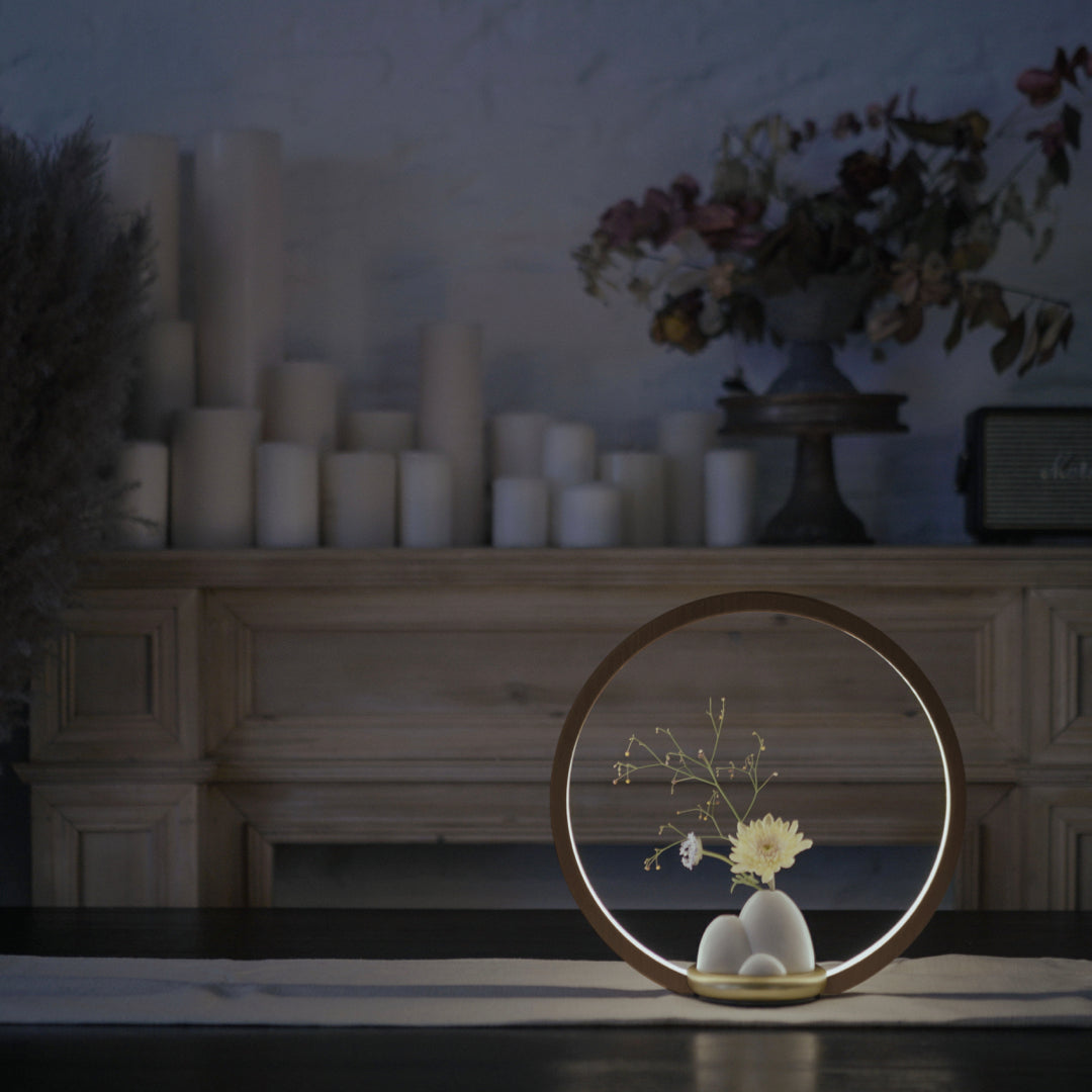 お部屋に景色を創る照明「O Lamp(オーランプ)」*お花プレゼント