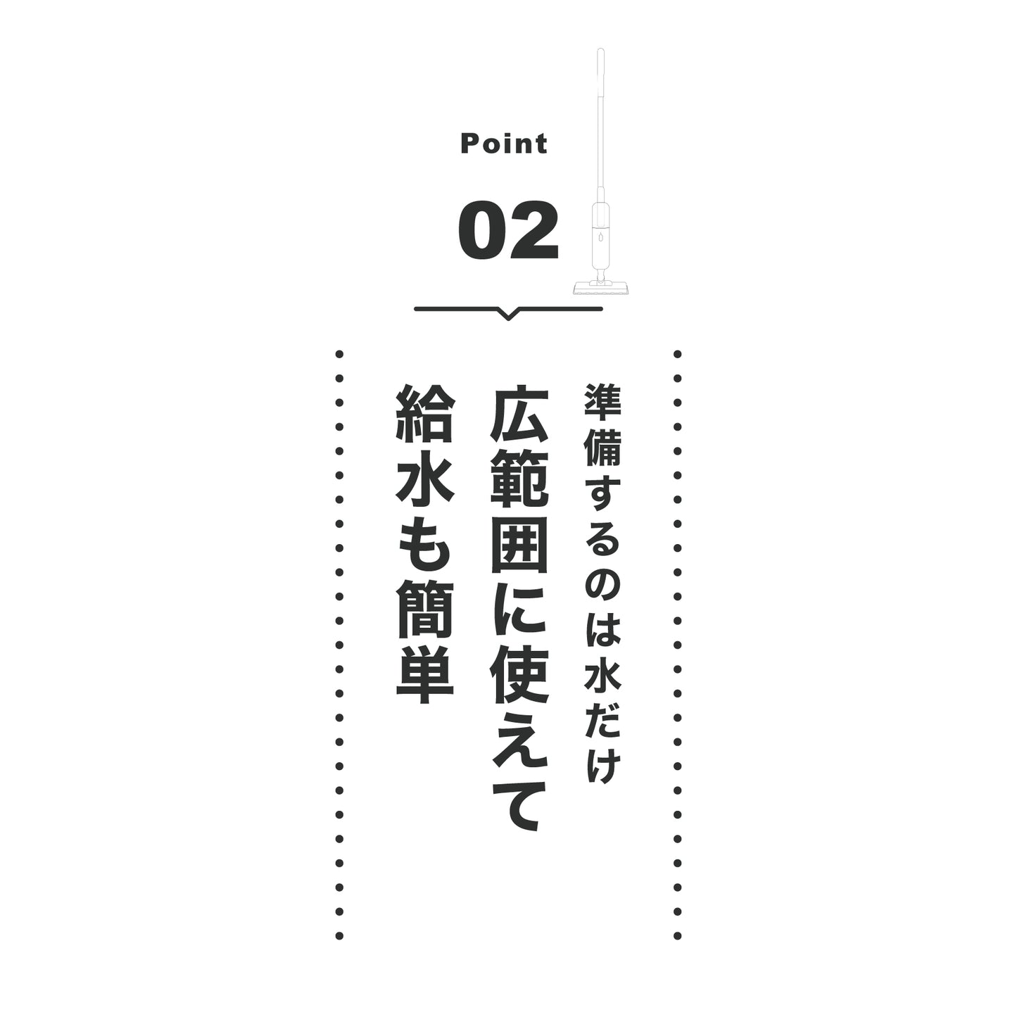 スマート床用スチームモップ「QD Steam Mop」