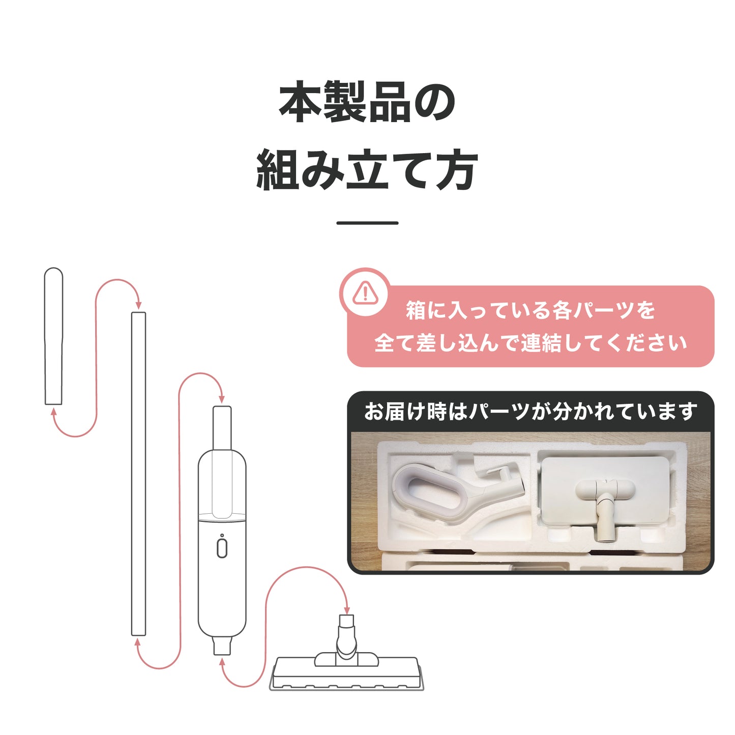 スマート床用スチームモップ「QD Steam Mop」