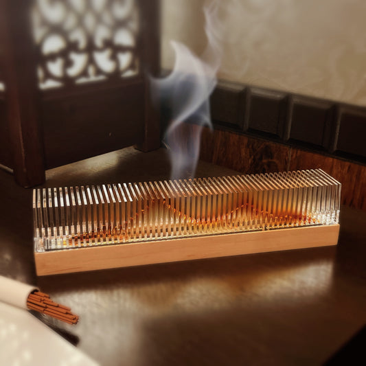 時間を可視化するお香立て「隠山香器」