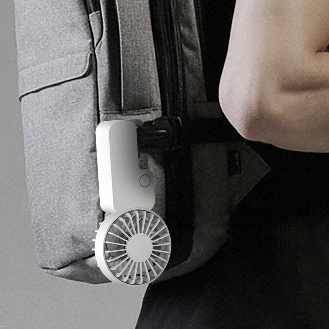 アウトドアにおすすめ！カラビナ付きハンディファン「Hook Fan」