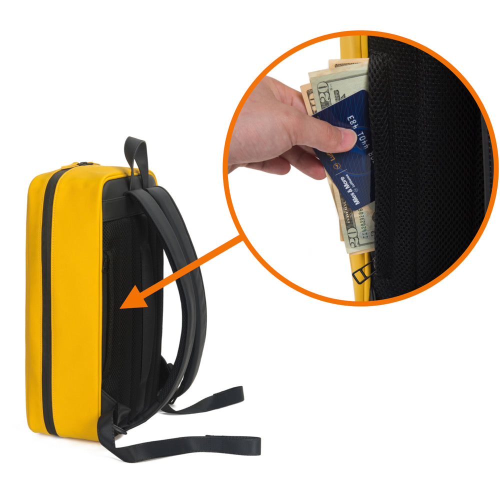 荷物を丁寧に整理整頓。スクエアデザインのスマートバックパック「FISHERMAN BACKPACK」