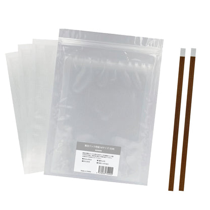 真空パック袋「Mサイズ」50枚入り ＋Susealシリーズ交換用テープセット（クリックポスト）