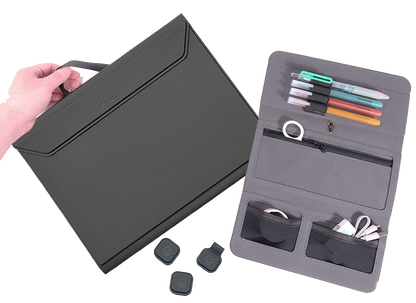 磁力で組み合わせるノートフォルダ「A4 office folder」