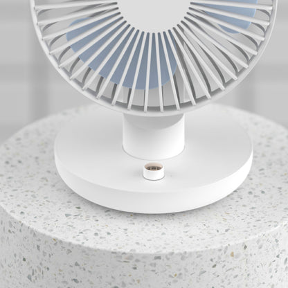 首振り機能つき！充電式卓上ファン「Ballet Rotating Desktop Fan」