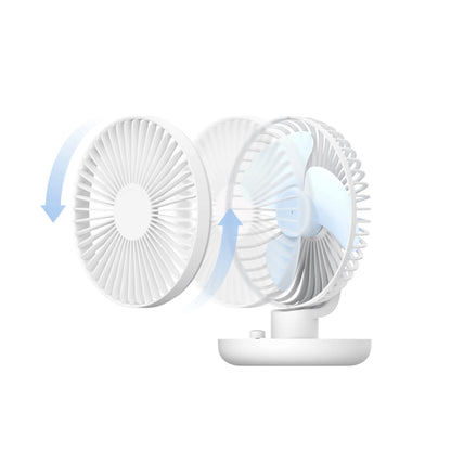 首振り機能つき！充電式卓上ファン「Ballet Rotating Desktop Fan」