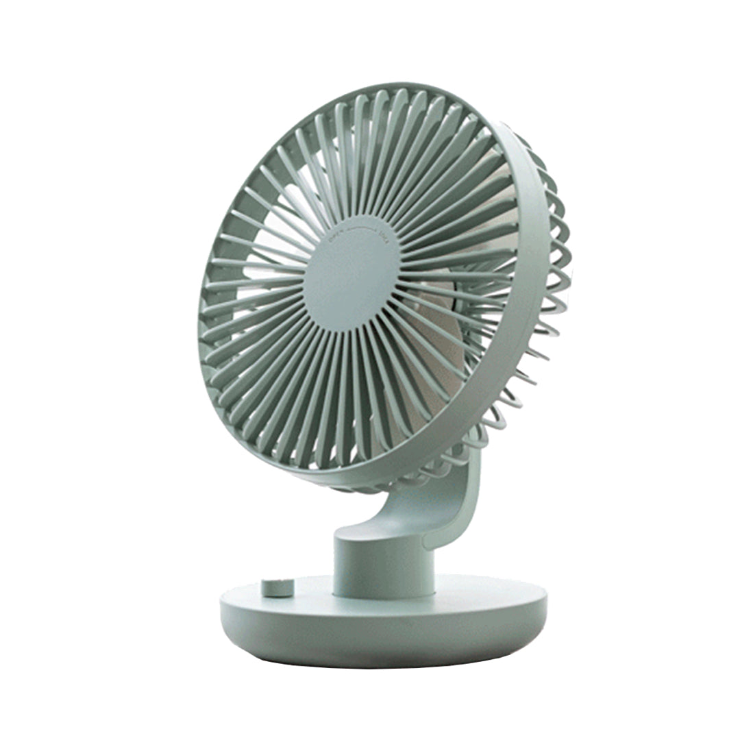首振り機能つき！充電式卓上ファン「Ballet Rotating Desktop Fan」