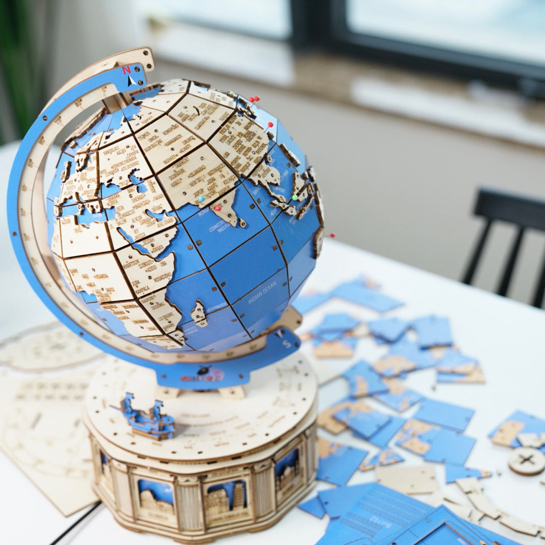 大人が本気になる！動くパズル地球儀「THE MARGLOBE」